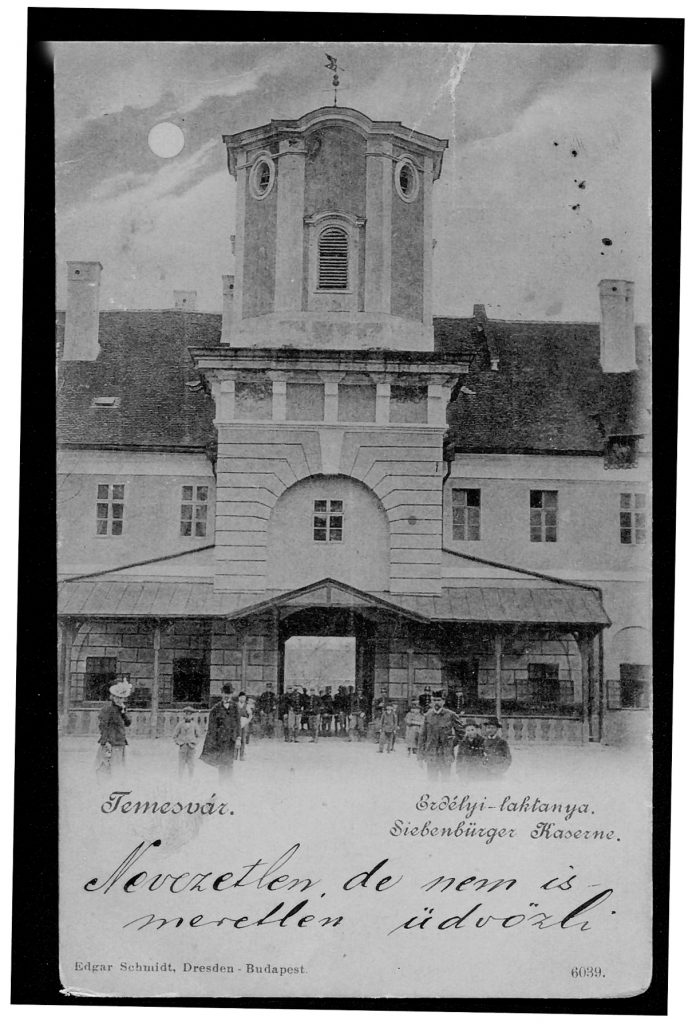 Die Siebenbürger Kaserne in Temeswar.