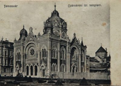 Die Synagoge in der Temeswarer Fabrikstadt, Ansichtskarte © IKGS-Fotoarchiv, Sign. TEM 3.1