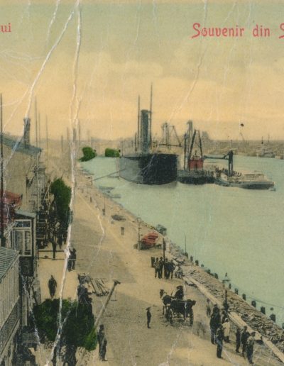 Abb. 2 Postkarte „Souvenir din Sulina“, gelaufen 26.3.1914.