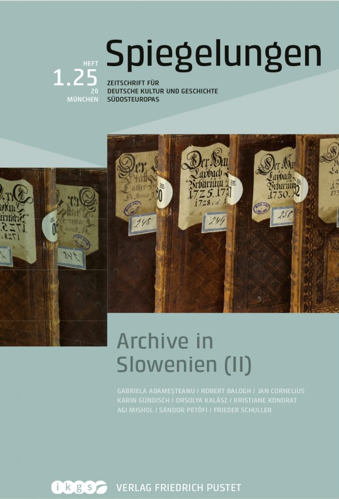Cover der Ausgabe: Archive in Slowenien II